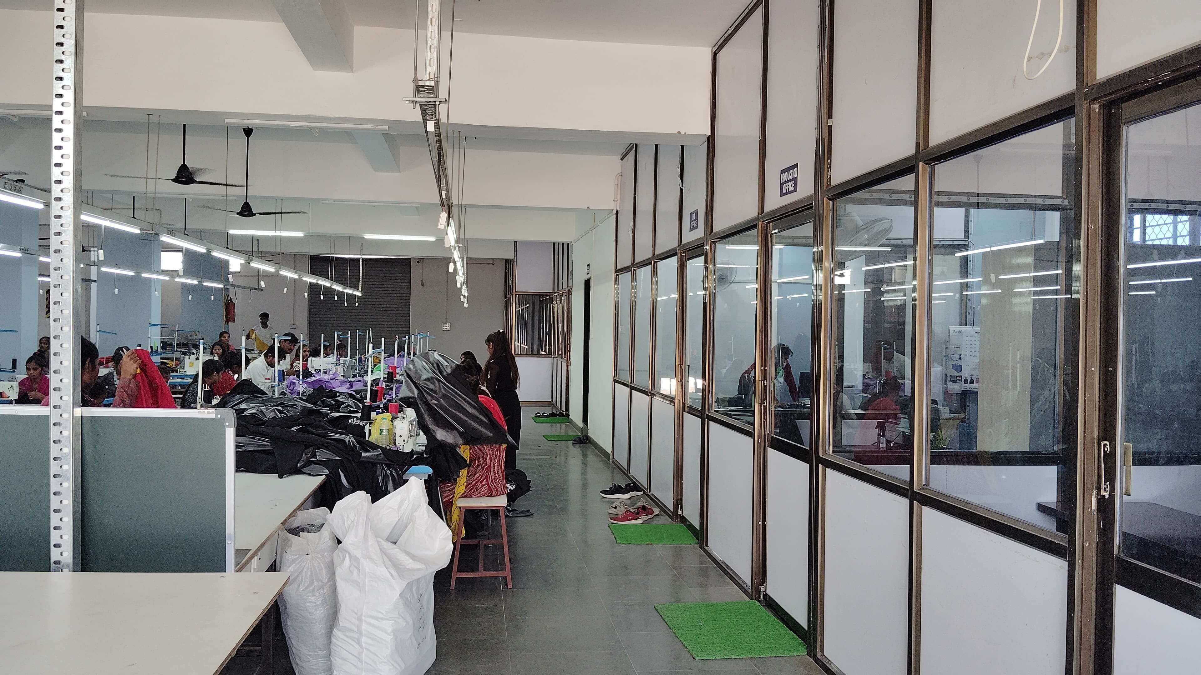 Office and production area