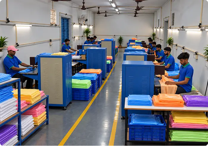 Aashi Venture factory building in Sagwara, Rajasthan